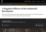 7 Negative Effects of the Industrial Revolution