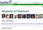 FactCite Biography for Beginners