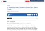'Amazing Grace' and the End of the Slave Trade
