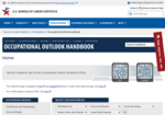 Bureau of Labor and Statistics; Occupational Outlook Handbook