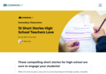 Common Lit - Short Stories that HS Teachers Love
