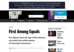First Among Equals:  Few figures from the Age of Revolutions can match the achievements of Toussaint Louverture