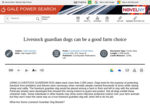 Livestock guardian dogs can be a good farm choice