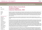 Modern History Sourcebook: Friederich Engels: Industrial Manchester, 1844