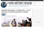 Napoleon Bonaparte: A military life – one of the most successful generals in military history