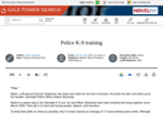 Police K-9 training