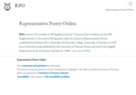 Representative Poetry Online