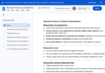 Research Source & Citation Expectations