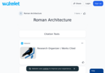 Roman Architecture Wakelet -- resources