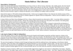 Simón Bolívar: The Liberator