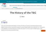 The History of the T&G