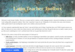 The Latin Teacher Toolbox