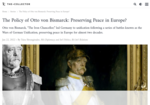 The Policy of Otto von Bismarck: Preserving Peace in Europe?