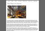 The Rise of Unions
