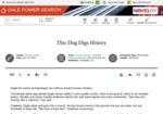 This dog digs history