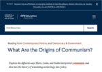 What Are the Origins of Communism?