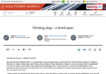 Working dogs - a breed apart